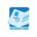 Document book logo stock illustration Document book logo stock illustration