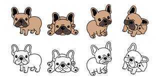 Dog vector french bulldog logo icon cartoon character illustration symbol brown stock illustration Dog vector french bulldog logo icon cartoon character illustration symbol brown stock illustration