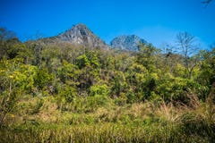 Doi Luang Chiang Dao Mountain Landscape Royalty Free Stock Images Doi Luang Chiang Dao Mountain Landscape Royalty Free Stock Images