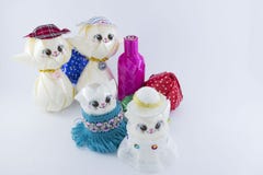 Doll, met de hand gemaakt speelgoed stock foto Doll, met de hand gemaakt speelgoed stock foto