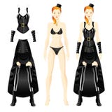 Doll met kleren royalty-vrije illustratie Doll met kleren royalty-vrije illustratie