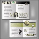 2 Dollar Bill Brochure Template. Four Page Brochure Layout Template with Money Elements royalty free illustration 2 Dollar Bill Brochure Template. Four Page Brochure Layout Template with Money Elements royalty free illustration