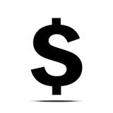 Dollaren undertecknar vektor illustrationer Dollaren undertecknar vektor illustrationer