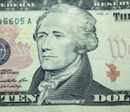 10 dollarrekening royalty-vrije stock afbeelding 10 dollarrekening royalty-vrije stock afbeelding