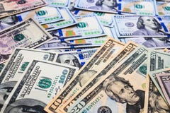 Dollars pile as background. A pile of US banknotes. royalty free stock photos Dollars pile as background. A pile of US banknotes. royalty free stock photos