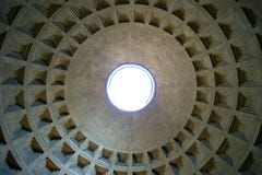 Dome of the pantheon indoor stock photo Dome of the pantheon indoor stock photo