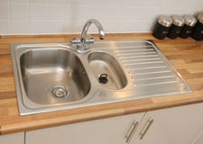 Domestic Kitchen Sink Stock Photos Domestic Kitchen Sink Stock Photos