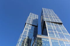 Dominion Towers, Moscow royalty free stock photography Dominion Towers, Moscow royalty free stock photography