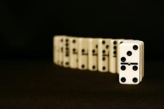 Domino From Front Royalty Free Stock Photo