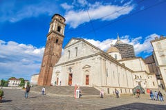 Domkyrkaduomoen San Giovanni Battista av Turin, Italien royaltyfria foton Domkyrkaduomoen San Giovanni Battista av Turin, Italien royaltyfria foton