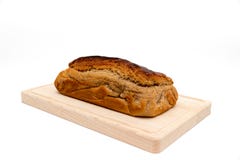 Domowej roboty świeży plumcake odizolowywający na białym tle Obraz Stock Domowej roboty świeży plumcake odizolowywający na białym tle Obraz Stock