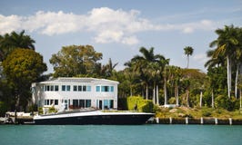 domowy luksusowy Miami obrazy stock domowy luksusowy Miami obrazy stock