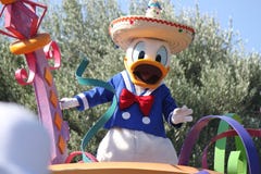 Donald Duck de Disneyland California imágenes de archivo libres de regalías Donald Duck de Disneyland California imágenes de archivo libres de regalías