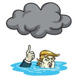 Donald Trump Under der Smog der dunklen Wolke Katze entweicht auf ein Dach vom Ausländer 13. Juni 2017 vektor abbildung Donald Trump Under der Smog der dunklen Wolke Katze entweicht auf ein Dach vom Ausländer 13. Juni 2017 vektor abbildung