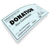 Donation Check Word Money Gift Contribution