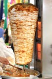 Doner turecki kebab. (kurczaka doner) fotografia royalty free Doner turecki kebab. (kurczaka doner) fotografia royalty free