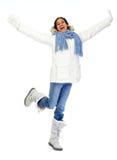 Donna in cappotto di inverno fotografie stock Donna in cappotto di inverno fotografie stock