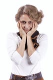 Donna maggiore triste Immagini Stock Donna maggiore triste Immagini Stock