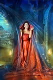 Donne mystical medioevali fotografie stock Donne mystical medioevali fotografie stock