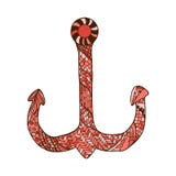 Doodle anchor vector illustration Doodle anchor vector illustration