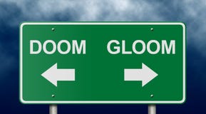 Doom and Gloom Road Sign