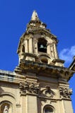 St. Publius Parish Church on sunny day in Floriana, Malta stock image St. Publius Parish Church on sunny day in Floriana, Malta stock image