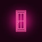 door with glass icon. Elements of Door in neon style icons. Simple icon for websites, web design, mobile app, info graphics stock illustration door with glass icon. Elements of Door in neon style icons. Simple icon for websites, web design, mobile app, info graphics stock illustration