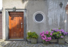 Door In Old European House Royalty Free Stock Photography