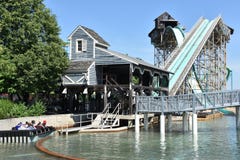 Dorney Park in Allentown, Pennsylvania royalty free stock photography Dorney Park in Allentown, Pennsylvania royalty free stock photography