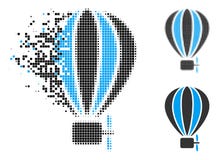Dot Halftone Aerostat Balloon Icon en mouvement illustration libre de droits Dot Halftone Aerostat Balloon Icon en mouvement illustration libre de droits