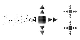 Dot Halftone Direction Triangles Icon destrozado libre illustration Dot Halftone Direction Triangles Icon destrozado libre illustration