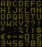 Dot-matrix Font Royalty Free Stock Photo Dot-matrix Font Royalty Free Stock Photo