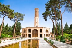 Dowlat Abad Garden . Yazd, Iran Royalty Free Stock Photos Dowlat Abad Garden . Yazd, Iran Royalty Free Stock Photos