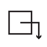 Down arrow icon vector sign and symbol isolated on white background, Down arrow logo concept royalty free illustration Down arrow icon vector sign and symbol isolated on white background, Down arrow logo concept royalty free illustration