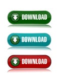 Download Buttons Stock Images