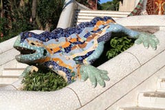 Dracon-lizard - Barcelona's symbol in Guell park.