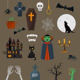Dracula icons vector set vampire character design cartoon elements Royalty Free Stock Photo Dracula icons vector set vampire character design cartoon elements Royalty Free Stock Photo