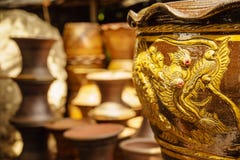 Dragon flower pot Royalty Free Stock Photo Dragon flower pot Royalty Free Stock Photo