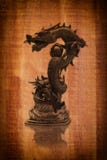 Dragon Statue On The Wood Texture For 2012 Stock Photos Dragon Statue On The Wood Texture For 2012 Stock Photos