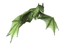 dragón de la fantasía de la representación 3D en blanco libre illustration dragón de la fantasía de la representación 3D en blanco libre illustration