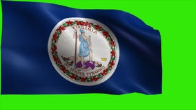 Drapeau de la Virginie, VA, Richmond, Virginia Beach, le 25 juin 1788, état état d'Etats-Unis d'Amérique, Etats-Unis - BOUCLE Drapeau de la Virginie, VA, Richmond, Virginia Beach, le 25 juin 1788, état état d'Etats-Unis d'Amérique, Etats-Unis - BOUCLE