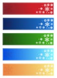 Drapeaux de Noël illustration libre de droits Drapeaux de Noël illustration libre de droits