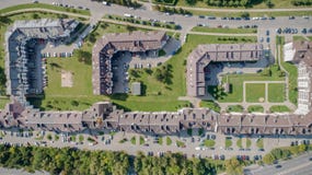 Draufsicht von Stadtvorstadthäusern stockfotos Draufsicht von Stadtvorstadthäusern stockfotos