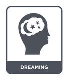 dreaming icon in trendy design style. dreaming icon isolated on white background. dreaming vector icon simple and modern flat stock illustration dreaming icon in trendy design style. dreaming icon isolated on white background. dreaming vector icon simple and modern flat stock illustration