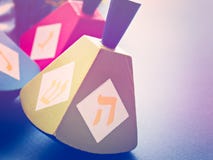 Dreidels στοκ εικόνες Dreidels στοκ εικόνες