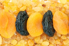 Dried Fruits Royalty Free Stock Photos