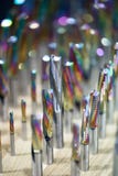 Drill Bits for Metal Set close up. royalty free stock photos Drill Bits for Metal Set close up. royalty free stock photos