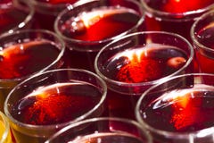 Drinkar i exponeringsglas arkivfoto Drinkar i exponeringsglas arkivfoto