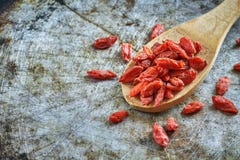 Droge bessen Goji stock fotografie Droge bessen Goji stock fotografie