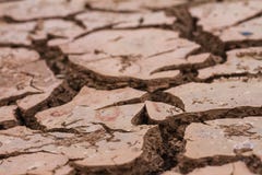 Droge grond en gebarsten grond stock afbeeldingen Droge grond en gebarsten grond stock afbeeldingen